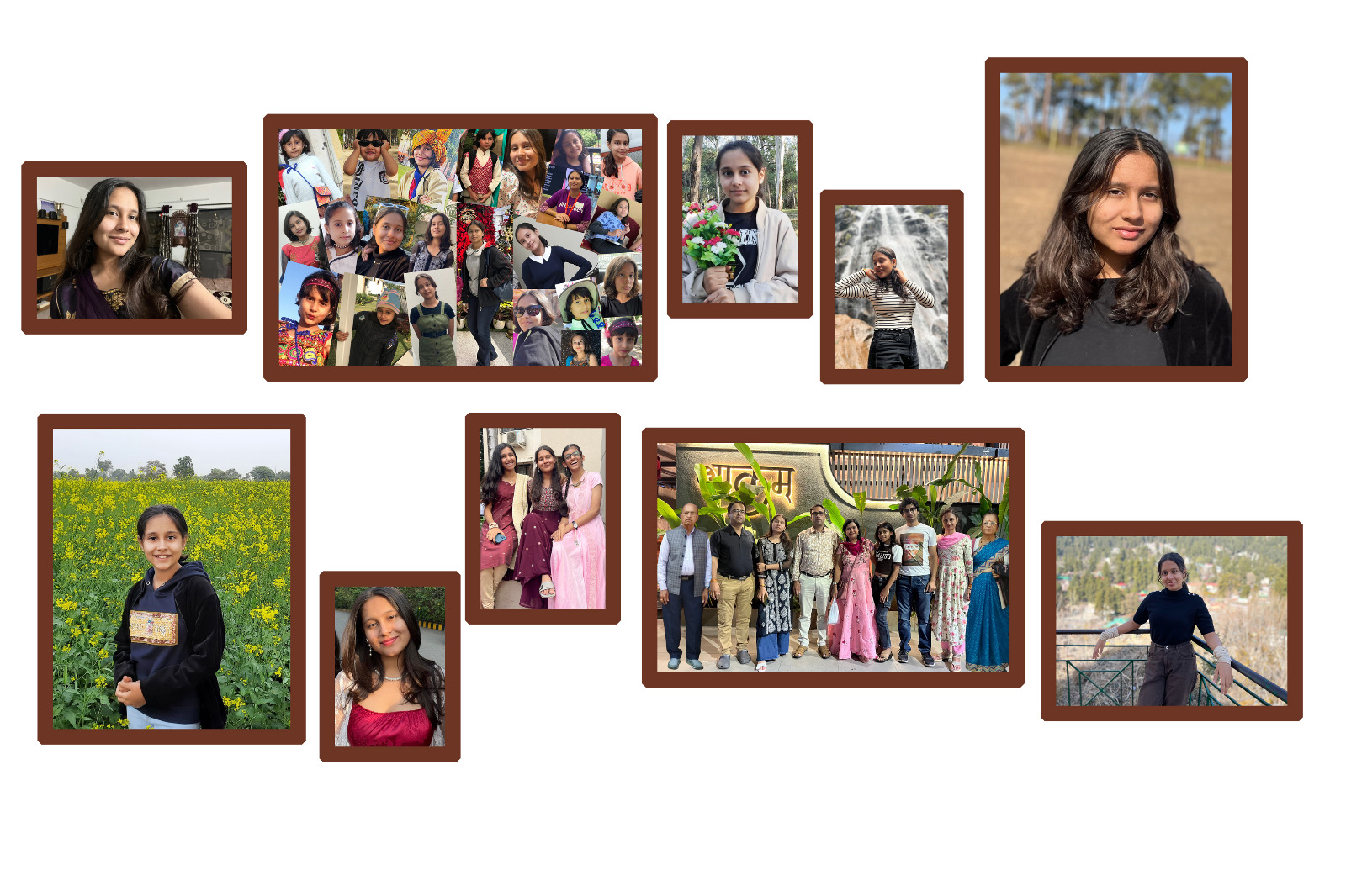 Teenage portrait collection featuring outdoor, family and travel photographs